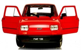 WELLY MALUCH FIAT 126P 1:21 SAMOCHÓD KOLEKCJONERSKI czerwony
