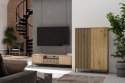 Witryna KAMARO 2DD SLIM/GŁADKI DĄB ARTISAN Lamele Front Ryflowany + Klasyczny Witryna KAMARO 2DD SLIM/GŁADKI DĄB ARTISAN Lamele Front Ryflowany + Klasyczny