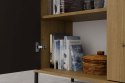 Witryna KAMARO 2DD SLIM/GŁADKI DĄB ARTISAN Lamele Front Ryflowany + Klasyczny Witryna KAMARO 2DD SLIM/GŁADKI DĄB ARTISAN Lamele Front Ryflowany + Klasyczny