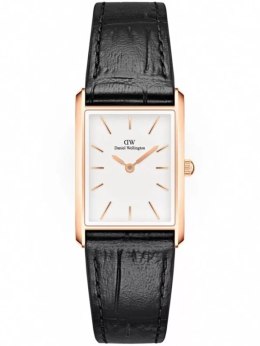 ZEGAREK DAMSKI DANIEL WELLINGTON Bound Black Crocodile Rose Gold DW00100693 + BOX
