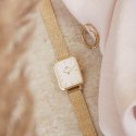 ZEGAREK DAMSKI DANIEL WELLINGTON Quadro Pressed Evergold 20mm DW00100556 + BOX (zw520a)