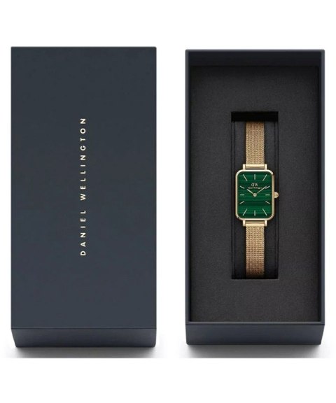 ZEGAREK DAMSKI DANIEL WELLINGTON Quadro Pressed Evergold Emerald 20mm DW00100561+ BOX (zw505m) ZEGAREK DAMSKI DANIEL WELLINGTON Quadro Pressed Evergold Emerald 20mm DW00100561+ BOX (zw505m)