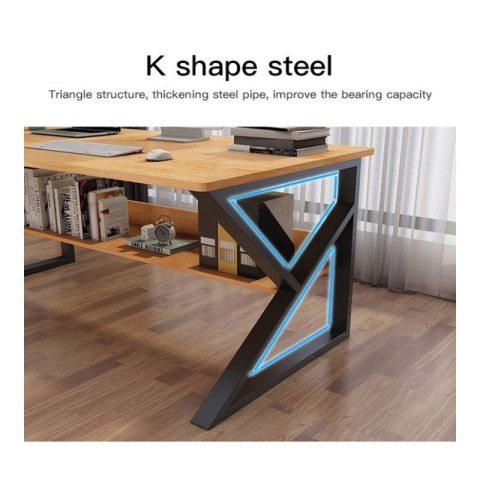 Computertisch, Bürotisch mit Regal 100x60cm STL08CZ Computertisch, Bürotisch mit Regal 100x60cm STL08CZ