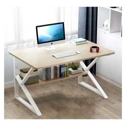 Computertisch, Bürotisch mit Regal 100x60cm STL08JBR Computertisch, Bürotisch mit Regal 100x60cm STL08JBR