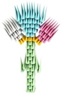 Klocki GAMI 250 sztuk Klocki Konstrukcyjne Origami #G2 Klocki GAMI 250 sztuk Klocki Konstrukcyjne Origami #G2