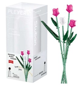 Klocki Sluban Kwiaty Tulipany Tulipan 207 elementów #G2