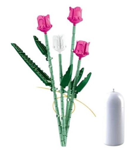 Klocki Sluban Kwiaty Tulipany Tulipan 207 elementów #G2 Klocki Sluban Kwiaty Tulipany Tulipan 207 elementów #G2