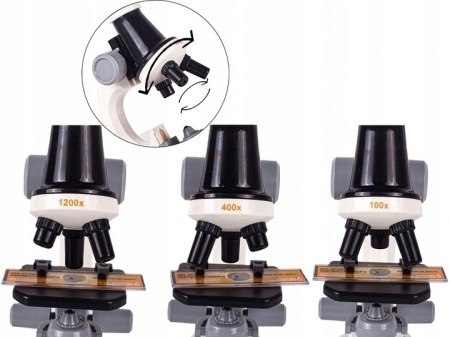 Mikroskop do zabawy z akcesoriami Scientific Microscope #G2 Mikroskop do zabawy z akcesoriami Scientific Microscope #G2