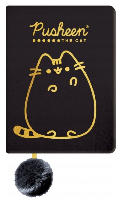 Pluszowy Pamiętnik Pusheen The Cat Gold Czarny #G2