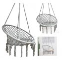 Storchennest Hängesessel Hängematte BOHO, Schaukel mit Kissen Grau KR33SZ Storchennest Hängesessel Hängematte BOHO, Schaukel mit Kissen Grau KR33SZ