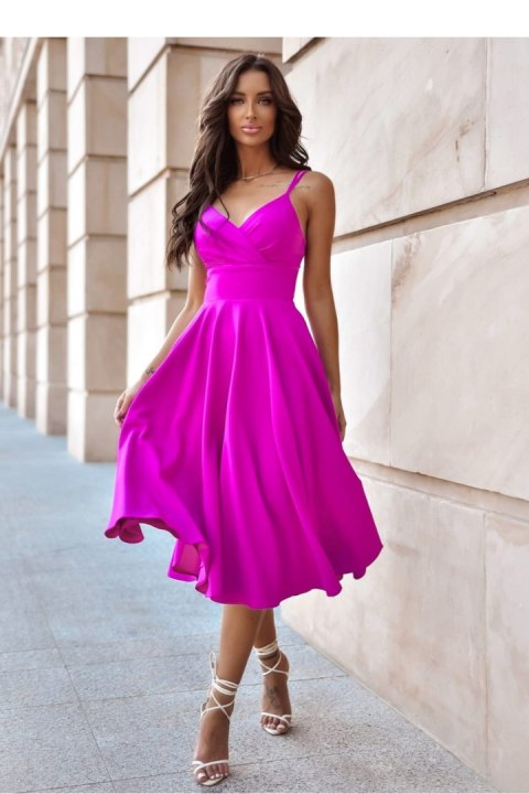 Sukienka Model Tifani 7/8 001140. Magenta - With You - 34 Sukienka Model Tifani 7/8 001140. Magenta - With You - 34
