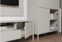Witryna KAMARO 4DK SLIM/GŁADKI KASZMIR 4 Drzwi Lamele Front Ryflowany + Klasyczny Witryna KAMARO 4DK SLIM/GŁADKI KASZMIR 4 Drzwi Lamele Front Ryflowany + Klasyczny