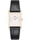 ZEGAREK DAMSKI DANIEL WELLINGTON Bound Black Crocodile Rose Gold 24mm DW00100698 + BOX ZEGAREK DAMSKI DANIEL WELLINGTON Bound Black Crocodile Rose Gold 24mm DW00100698 + BOX
