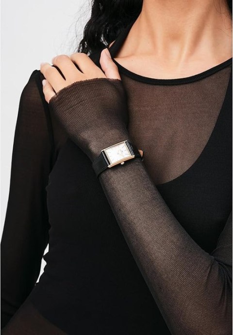 ZEGAREK DAMSKI DANIEL WELLINGTON Bound Black Crocodile Rose Gold 24mm DW00100698 + BOX ZEGAREK DAMSKI DANIEL WELLINGTON Bound Black Crocodile Rose Gold 24mm DW00100698 + BOX