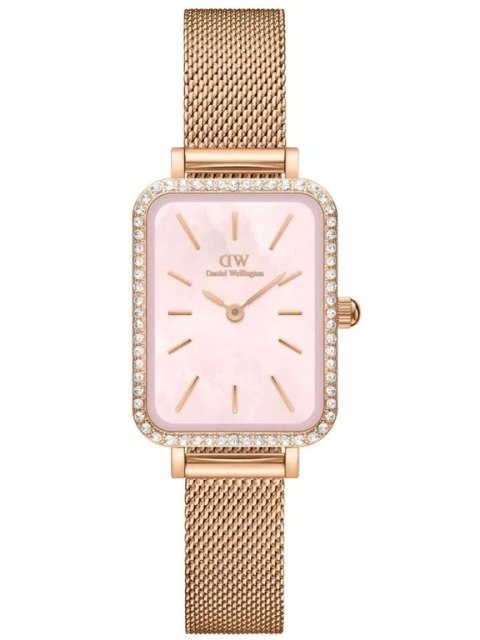 ZEGAREK DAMSKI DANIEL WELLINGTON Quadro Lumine Bezel Melrose Pink DW00100669 + BOX (zw519j) ZEGAREK DAMSKI DANIEL WELLINGTON Quadro Lumine Bezel Melrose Pink DW00100669 + BOX (zw519j)