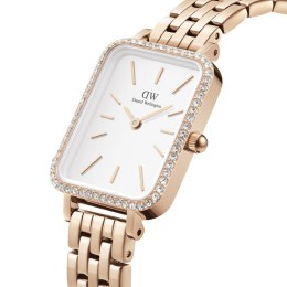 ZEGAREK DAMSKI DANIEL WELLINGTON Quadro Rose Gold DW00100672 + BOX (zw519h)