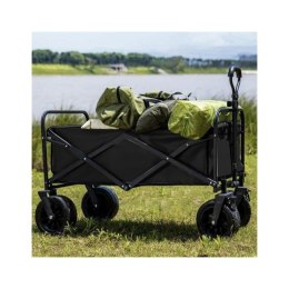 Klappbarer Transportwagen, Metall, Gartenanhänger 72x47x68-87cm AR07CZ