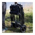 Klappbarer Transportwagen, Metall, Gartenanhänger 72x47x68-87cm AR07CZ