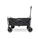 Klappbarer Transportwagen, Metall, Gartenanhänger 72x47x68-87cm AR07CZ