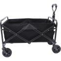 Klappbarer Transportwagen, Metall, Gartenanhänger 72x47x68-87cm AR07CZ