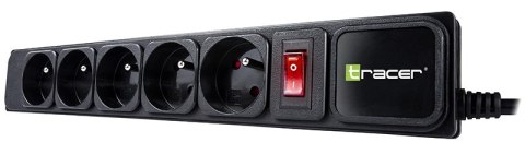 Listwa zasilająca TRACER PowerGear 3 m (5 gniazd) TRALIS46844 Listwa zasilająca TRACER PowerGear 3 m (5 gniazd) TRALIS46844