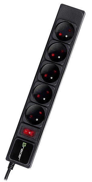 Listwa zasilająca TRACER PowerGear 3 m (5 gniazd) TRALIS46844 Listwa zasilająca TRACER PowerGear 3 m (5 gniazd) TRALIS46844