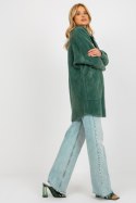 Płaszcz Damski Model MBM-PL-1517.00P Dark Green - MBM - uniwersalny Płaszcz Damski Model MBM-PL-1517.00P Dark Green - MBM - uniwersalny
