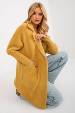 Płaszcz Damski Model MBM-PL-1517.00P Dark Yellow - MBM - uniwersalny