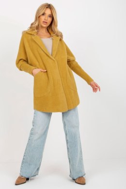 Płaszcz Damski Model MBM-PL-1517.00P Dark Yellow - MBM - uniwersalny