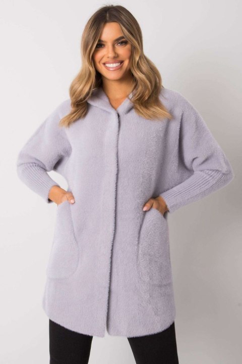 Płaszcz Damski Model MBM-PL-1518.95P Light Grey - MBM - uniwersalny