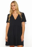 Sukienka Model M819 Black - Makadamia - 38 Sukienka Model M819 Black - Makadamia - 38