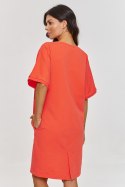 Sukienka Model M864 Coral - Makadamia - 42 Sukienka Model M864 Coral - Makadamia - 42