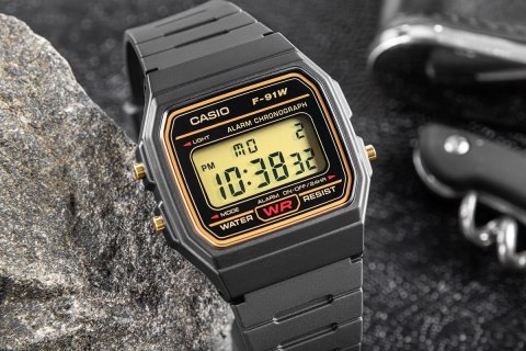 Zegarek Męski CASIO F-91WG-9QDF Zegarek Męski CASIO F-91WG-9QDF