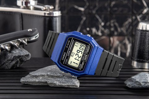 Zegarek Męski CASIO F-91WM-2ADF Zegarek Męski CASIO F-91WM-2ADF