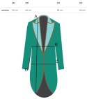 Kardigan Długi Gruby sweter warkocz Wełna (Zielony) Kardigan Długi Gruby sweter warkocz Wełna (Zielony)