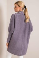 Płaszcz Damski Model MBM-PL-1517.00P Dark Grey - MBM - uniwersalny Płaszcz Damski Model MBM-PL-1517.00P Dark Grey - MBM - uniwersalny