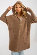 Płaszcz Damski Model MBM-PL-19905-1.96P Light Brown - MBM - uniwersalny