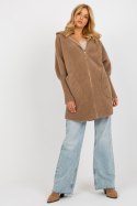 Płaszcz Damski Model MBM-PL-19905-1.96P Light Brown - MBM - uniwersalny