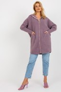 Płaszcz Damski Model MBM-PL-19905-1.96P Violet - MBM - uniwersalny Płaszcz Damski Model MBM-PL-19905-1.96P Violet - MBM - uniwersalny