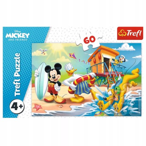 Puzzle Myszka Miki 60 el. Ciekawy dzień Mikiego i przyjaciół Trefl 17359 Puzzle Myszka Miki 60 el. Ciekawy dzień Mikiego i przyjaciół Trefl 17359