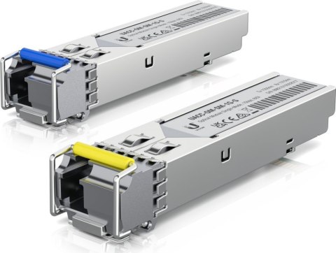 Ubiquiti Networks UACC-OM-SM-1G-S-2 moduł przekaźników sieciowych Swiatłowód 1250 Mbit/s SFP Ubiquiti Networks UACC-OM-SM-1G-S-2 moduł przekaźników sieciowych Swiatłowód 1250 Mbit/s SFP