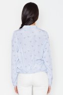 Bluzka Model 371 Blue - Figl - XL Bluzka Model 371 Blue - Figl - XL