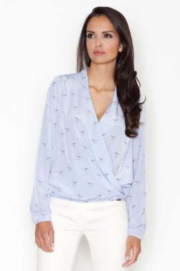 Bluzka Model 371 Blue - Figl - M