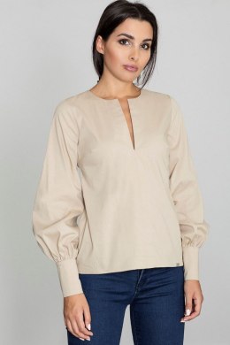 Bluzka Model M561 Beige - Figl - L