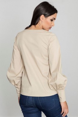 Bluzka Model M561 Beige - Figl - L