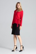 Bluzka Model M692 Red - Figl - S/M Bluzka Model M692 Red - Figl - S/M