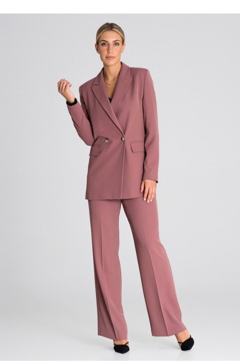 Marynarka Model M948 Dark Pink - Figl - M Marynarka Model M948 Dark Pink - Figl - M