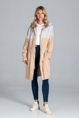 Płaszcz Model M817 Beige/Grey - Figl - L/XL