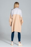 Płaszcz Model M817 Beige/Grey - Figl - L/XL Płaszcz Model M817 Beige/Grey - Figl - L/XL