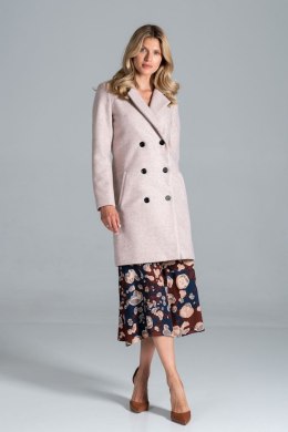 Płaszcz Model M832 Pink Melange - Figl - L